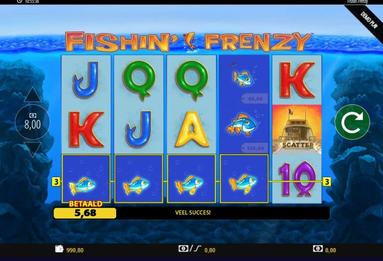 Screenshot 2 van Fishin Frenzy